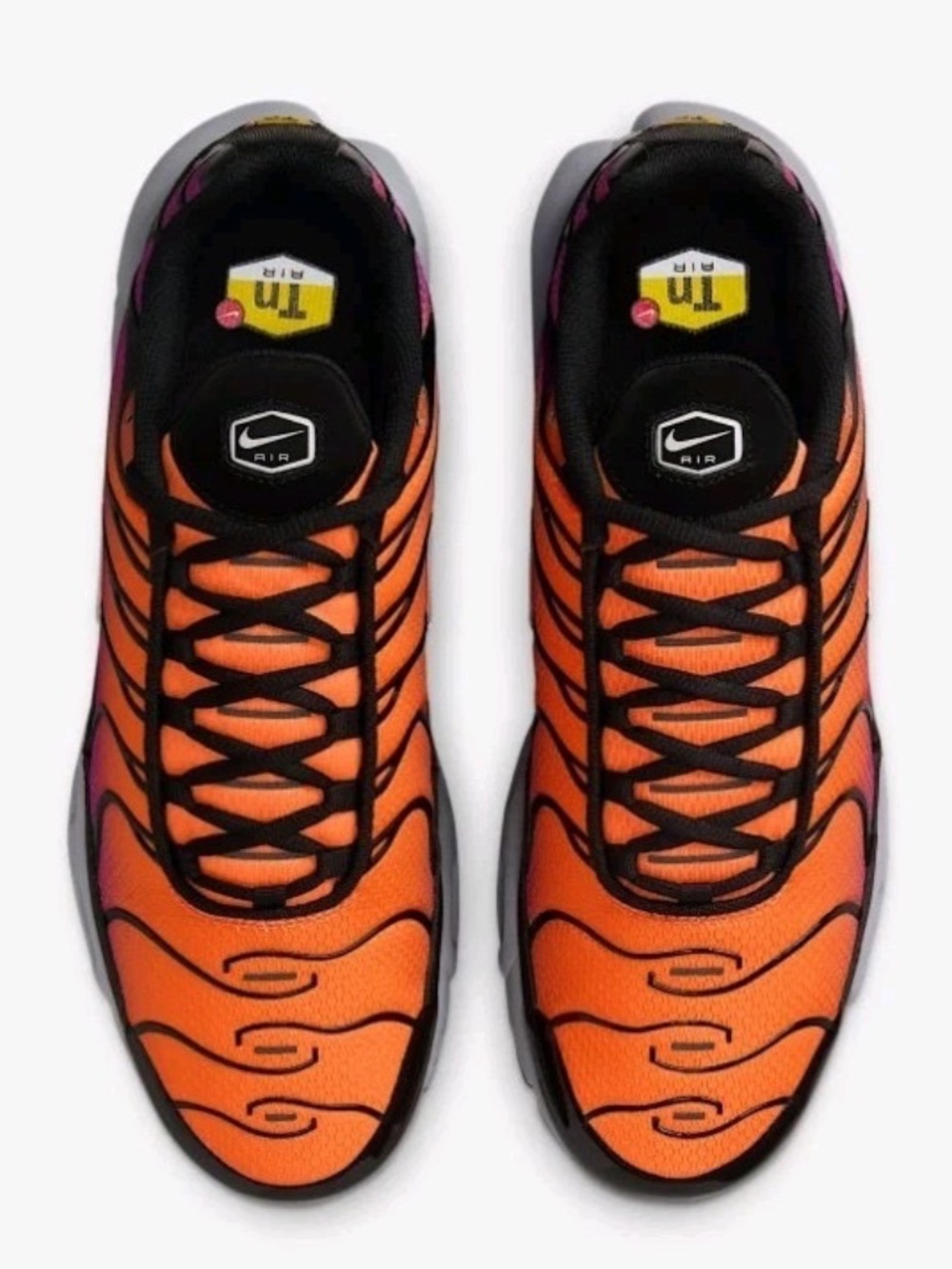 NIB men's 10 11 nike air max plus desert sunset black/photon dust-orange DM0032